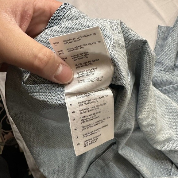 Killtec Shirt Men’s XL Blue Print Button Up Short Sleeve Outdoor - Picture 8 of 10